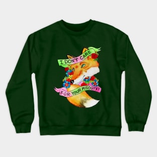 Feminist Fox (v2) Crewneck Sweatshirt